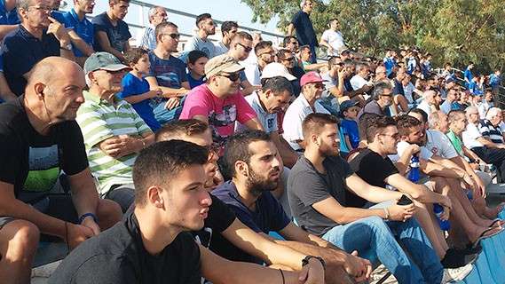 Κατάμεστο το γήπεδο των Τραχώνων στην πρεμιέρα του πρωταθλήματος…